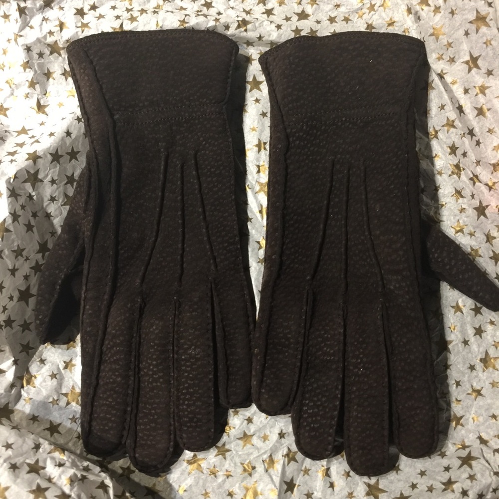 Loro Piana Calf Suede Gloves